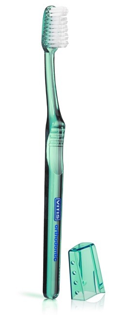 VITIS Orthodontic Cepillo de Dientes Ortodoncia Morado-2