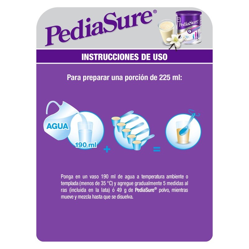 PediaSure Polvo Vainilla 400gr-4