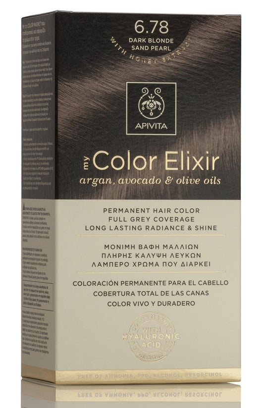 APIVITA Tinte 6.78 Rubio Oscuro Arena Perlado My Color Elixir-1