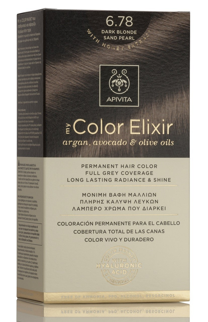 APIVITA Tinte 6.78 Rubio Oscuro Arena Perlado My Color Elixir-1