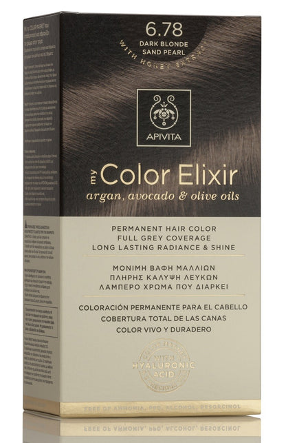 APIVITA Tinte 6.78 Rubio Oscuro Arena Perlado My Color Elixir-1