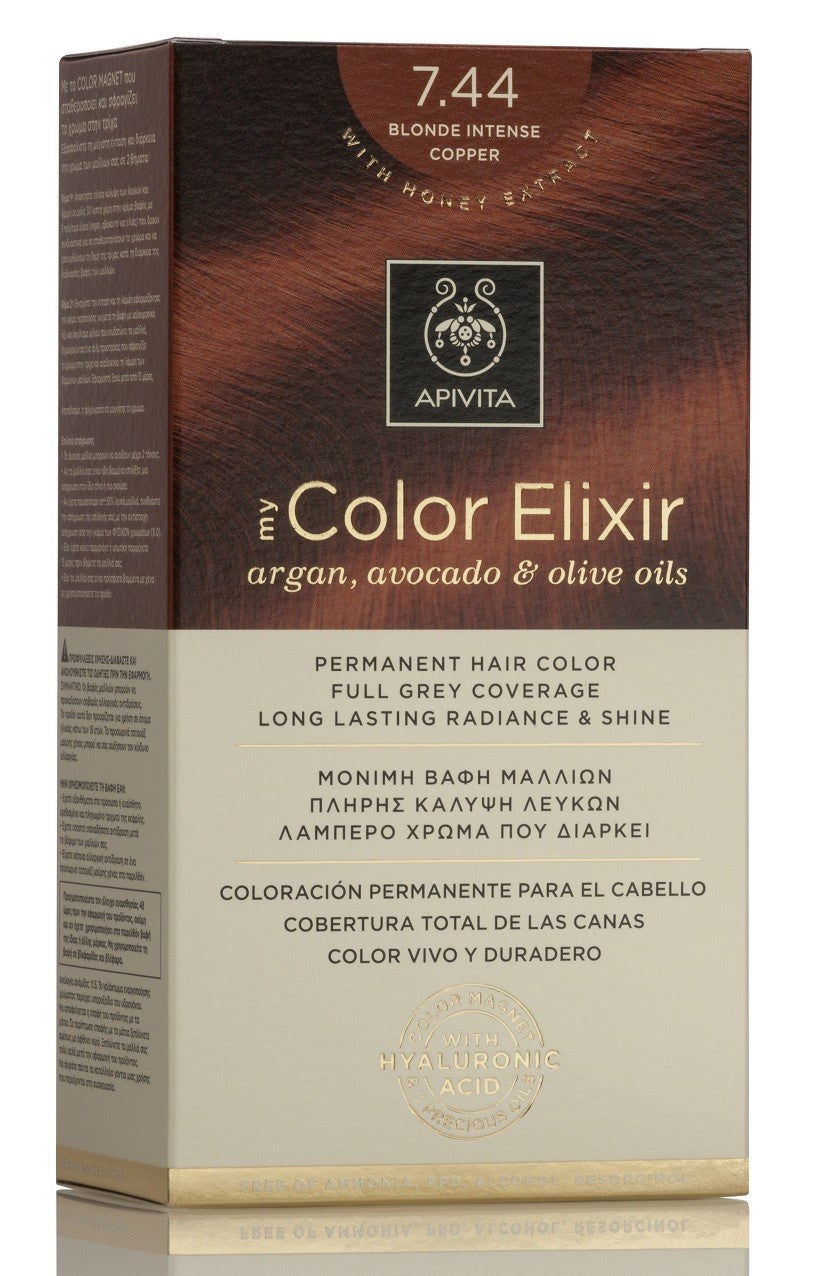 APIVITA Tinte 7.44 Rubio Cobrizo Intenso My Color Elixir-1