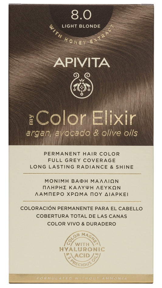 APIVITA Tinte 8.0 Rubio Claro My Color Elixir-1