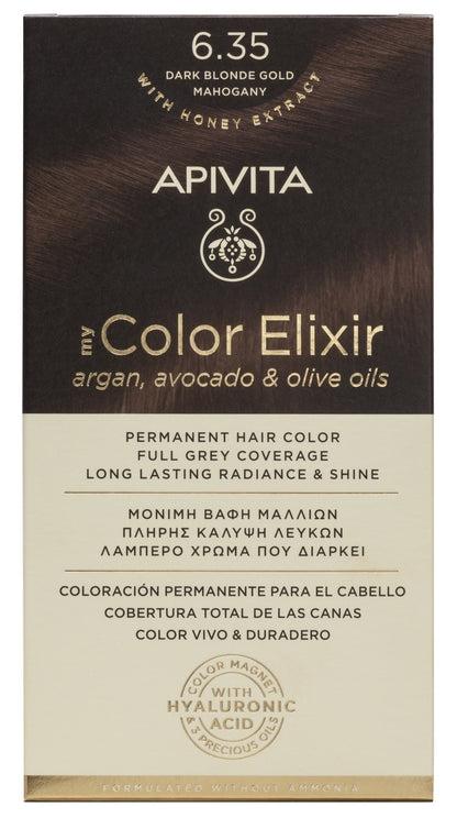 APIVITA Tinte 6.35 Rubio Oscuro Dorado Caoba My Color Elixir-1