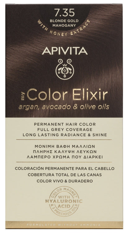 APIVITA Tinte 7.35 Rubio Dorado Caoba My Color Elixir-1