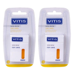 VITIS Duplo Seda Dental Con Cera 2x50m-1