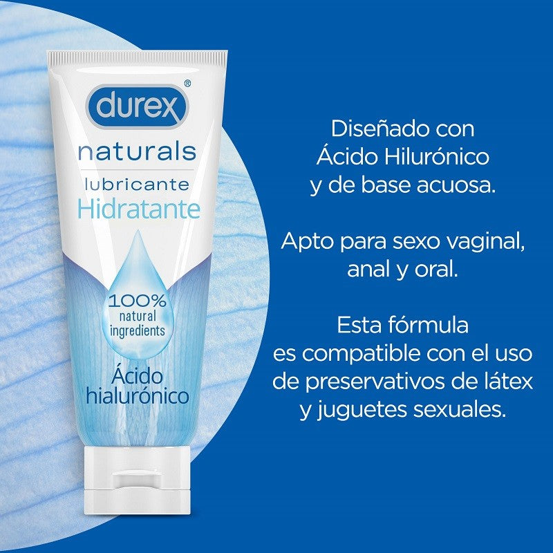 DUREX Naturals Lubricante Hidratante Ácido Hialurónico 100ml-6