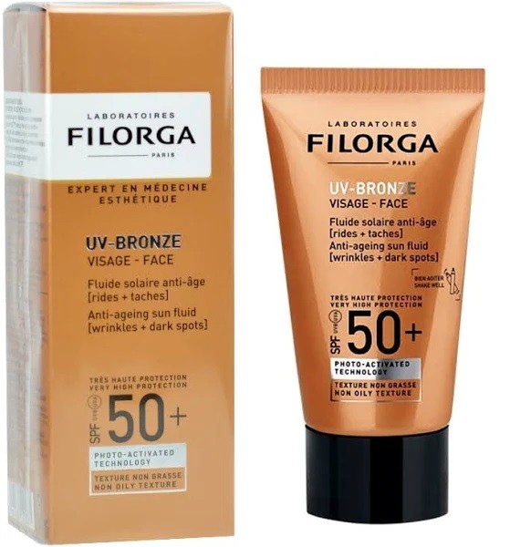 FILORGA UV Bronze Fluido Solar Antiedad + Manchas Spf50 40ml-1