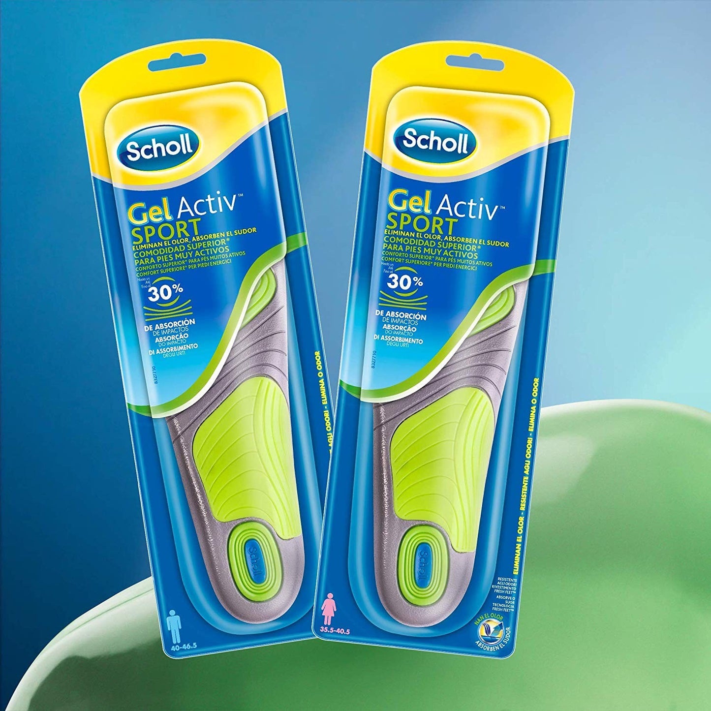 SCHOLL Plantilla Gel Activ Sport Mujer Talla 35.5 - 40.5-8