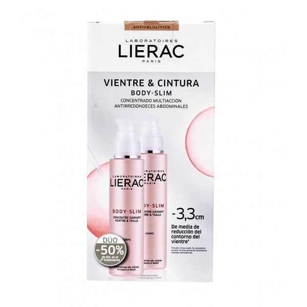 LIERAC Body-Slim Vientre y Cintura 2x100ml-1