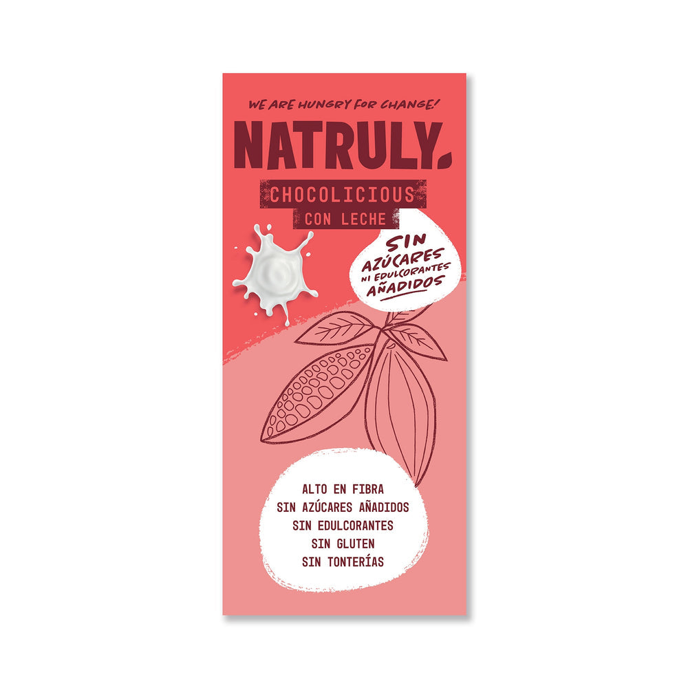 Natruly Tableta Chocolicious chocolate con Leche 85g