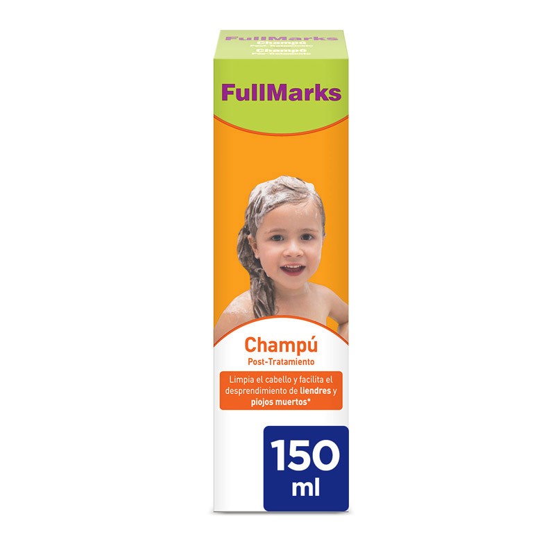 FULLMARKS Shampoing Post-Traitement Poux et Lentes 150 ml