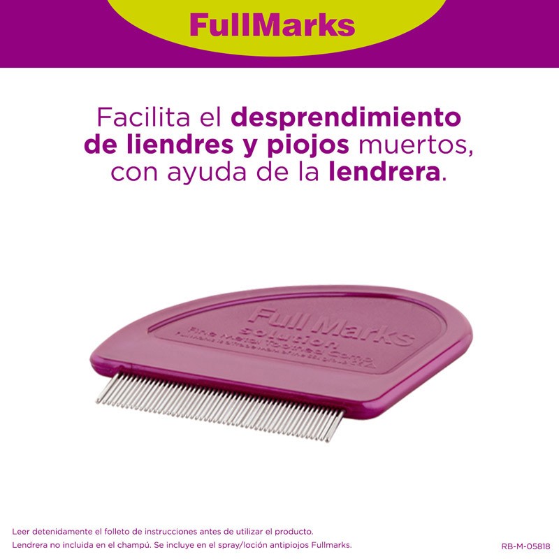 FULLMARKS Shampoing Post-Traitement Poux et Lentes 150 ml
