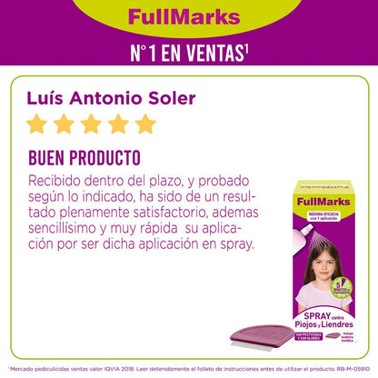 FULLMARKS Spray Anti-poux 150ml