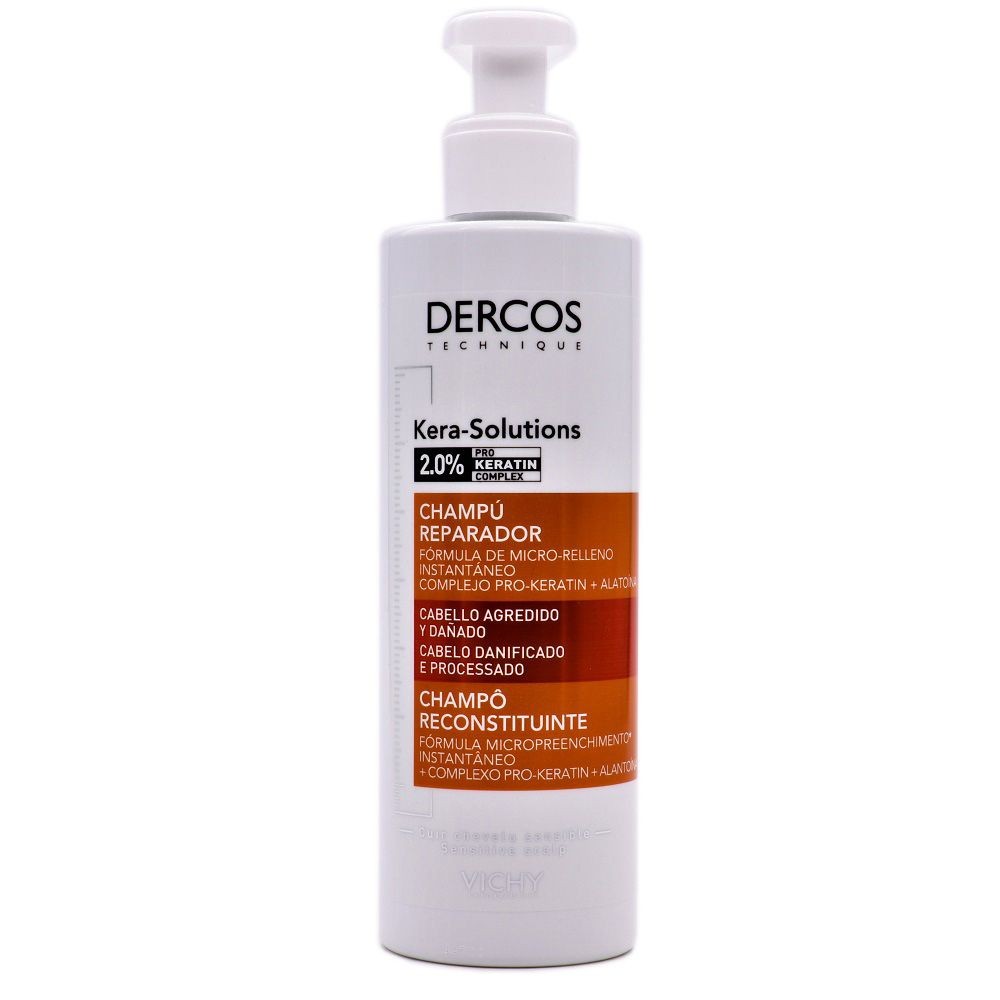 VICHY Dercos Kera Solutions Champú Reparador 250ml-3