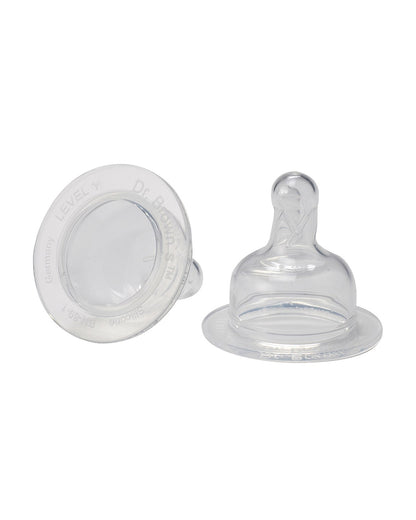 DR. BROWN\'S Tetina Options Plus Boca Ancha Corte Y-2