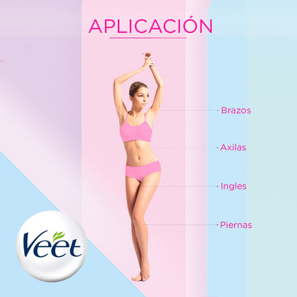 VEET Crema Depilatoria Minima Piel Normal 200ml-3