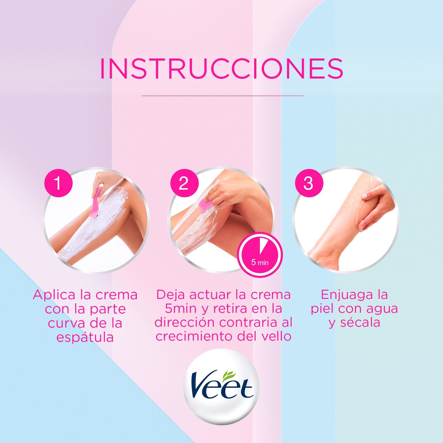 VEET Crema Depilatoria Minima Piel Normal 200ml-4