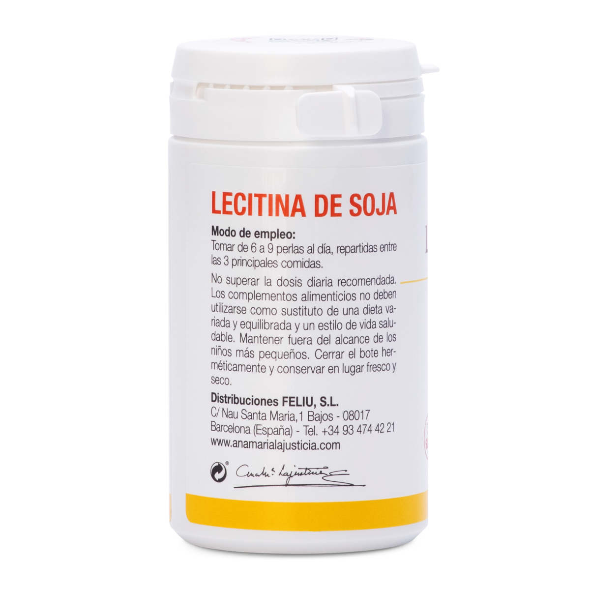 Ana María Lajusticia Lecitina 90 Perlas