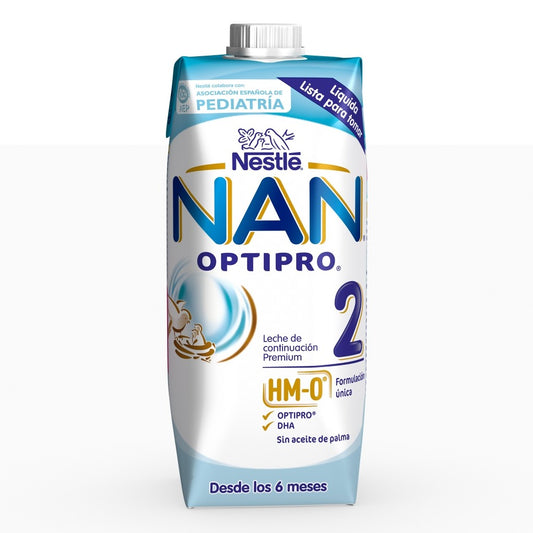 Nestlé NAN Optipro 2 Leche Líquida de Continuación 500ml-1