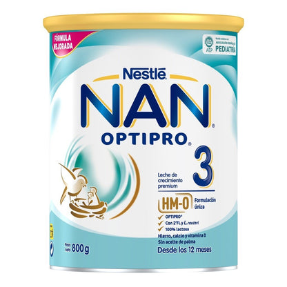 NAN OPTIPRO 3 Leche de Crecimiento para Lactantes 800g