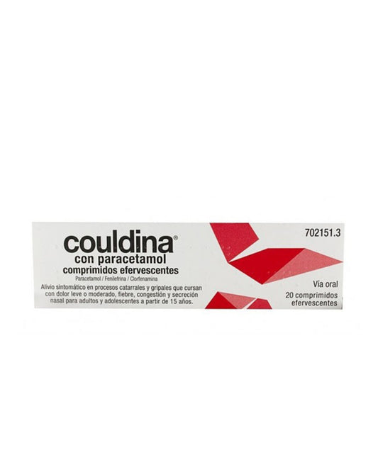 COULDINA Con Paracetamol 20 Comprimidos Efervescentes-1