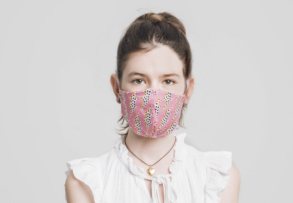 Mascarilla Niños R40 MEMPHIS Reutilizable y Lavable 100% Algodón Ecológico 3-6 años-3