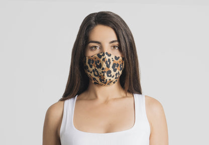 Mascarilla Lavable R40 LEOPARDO 100% Algodón Orgánico 13-17 años-3