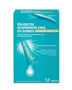 GAVISCON Suspensión Oral Sabor Menta 12 Sobres 10ML-1