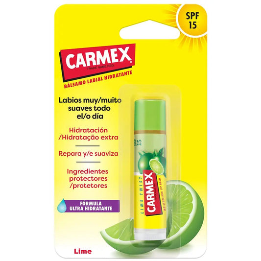 Carmex Bálsamo Labial SPF15 Click Stick Lima 4,25g