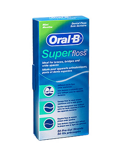 ORAL-B Superfloss Seda Dental Sin Cera 50 Hebras-4