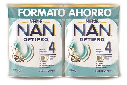 NAN OPTIPRO 4 Leche de Crecimiento DUPLO 2x800g-2