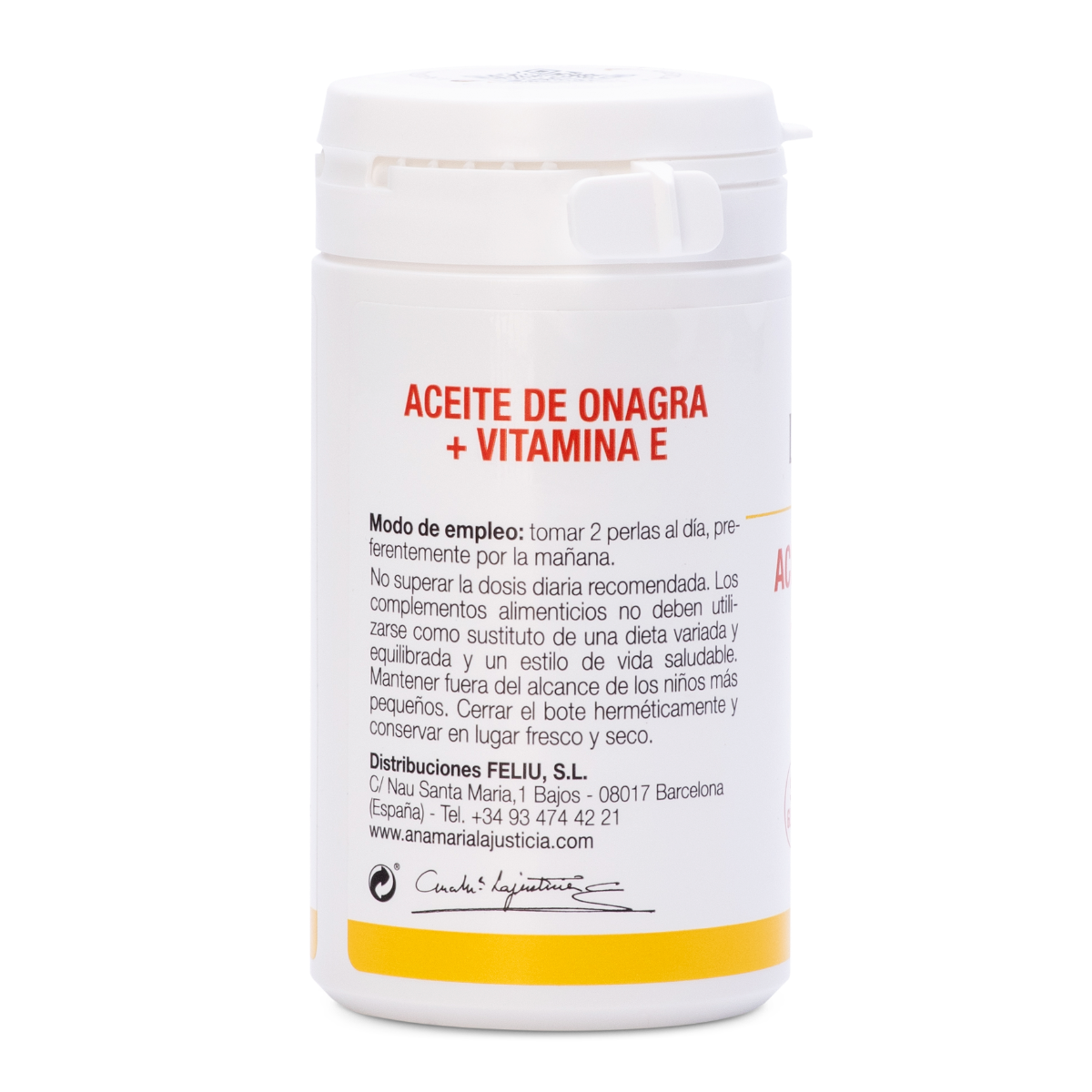 Ana María Lajusticia Olio di enotera + vitamina E 80 perle