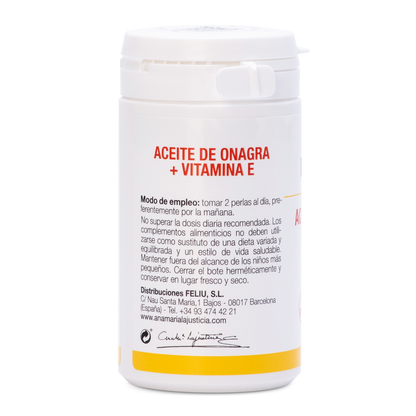 Ana María Lajusticia Olio di enotera + vitamina E 80 perle