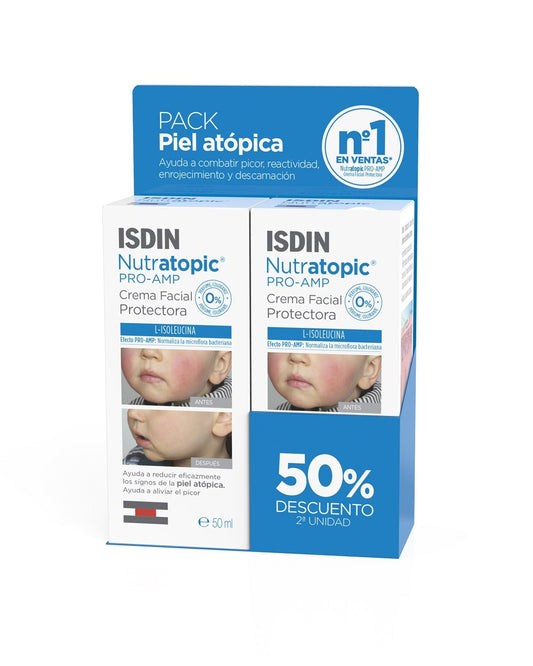 ISDIN Nutratopic Pro-AMP DUPLO Crème Visage 2X50ml