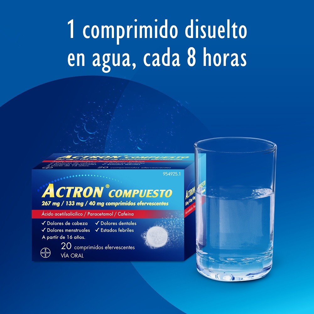 ACTRON Compuesto 20 Comprimidos Efervescentes-6