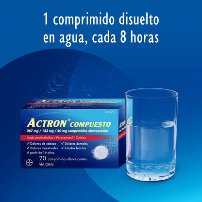 ACTRON Compuesto 20 Comprimidos Efervescentes-6