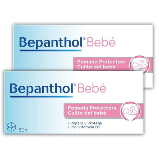 BEPANTHOL Pomada Protectora Bebé DUPLO 2x50gr-1