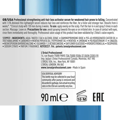 L'Oréal Professionnel Paris Aminexil Advanced Suero Profesional Anticaída 90 ml