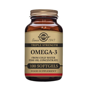 SOLGAR Omega-3 Triple Concentración 100 Cápsulas Blandas-1