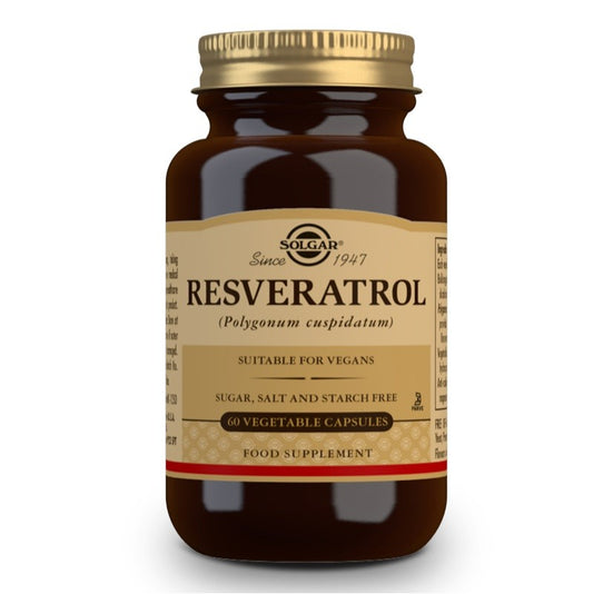 SOLGAR Resveratrol 60 Cápsulas Vegetales-1