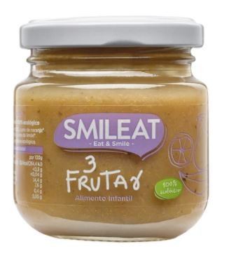 SMILEAT Tarrito Ecológico Tres Frutas 130g-6