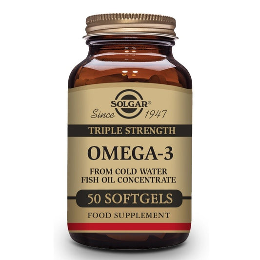 SOLGAR Omega-3 Triple Concentración 50 Cápsulas Blandas-1