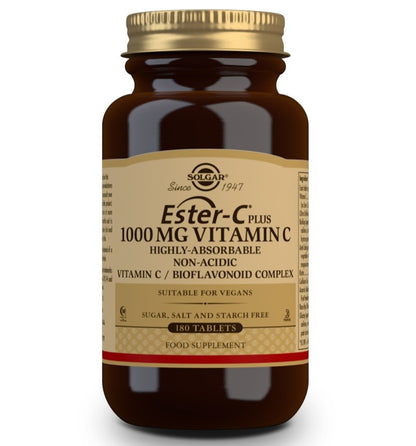 SOLGAR Ester-C Plus 1000mg Vitamina C 180 Comprimidos-2
