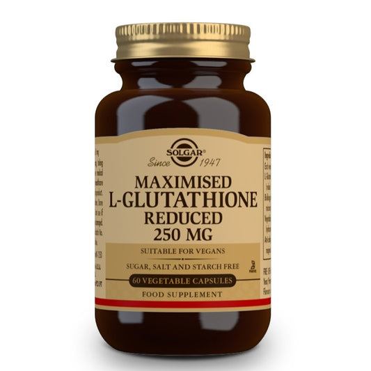 SOLGAR L-Glutation Maximizado 250mg 60 cápsulas vegetales-1