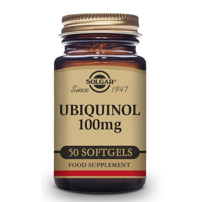 SOLGAR Ubiquinol 100mg Forma Reducida de Co-Q10 (50 Cápsulas Blandas)-1