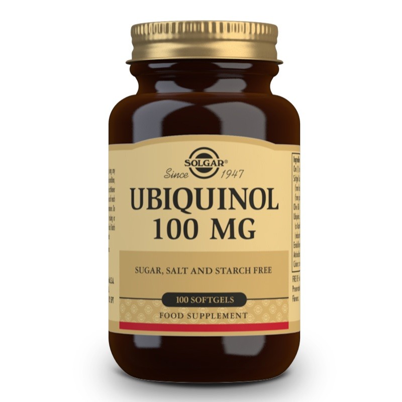 SOLGAR Ubiquinol 100mg Forma Reducida de Co-Q10 (50 Cápsulas Blandas)-2