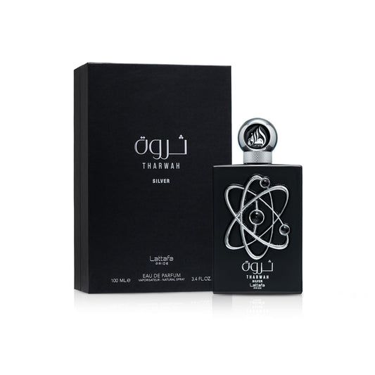 Lattafa Tharwah Silver Agua de Perfume 100ml-1