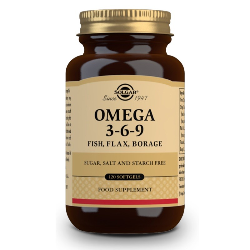 SOLGAR Omega 3-6-9 (120 Cápsulas Blandas)-2