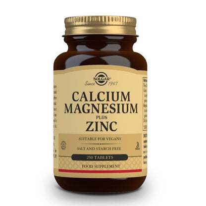 SOLGAR Calcio y Magnesio con Zinc 250 comprimidos-1
